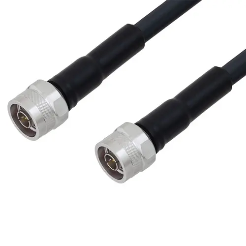 Produktfoto 1 von L-Com LCCA Koaxialkabel Stecker, 50 Ω Stecker, 6 ft, Gerade / Typ N, Schwarz