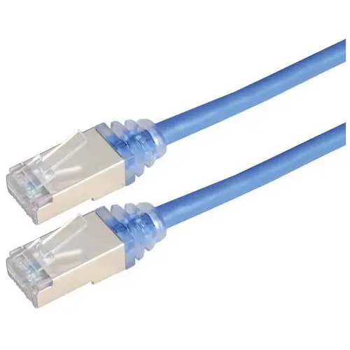 Produktfoto 1 von L-Com TRD Cat6a Cat 6a, 7 ft, Blau Abgeschirmt Geschirmt, Polyvinylchlorid