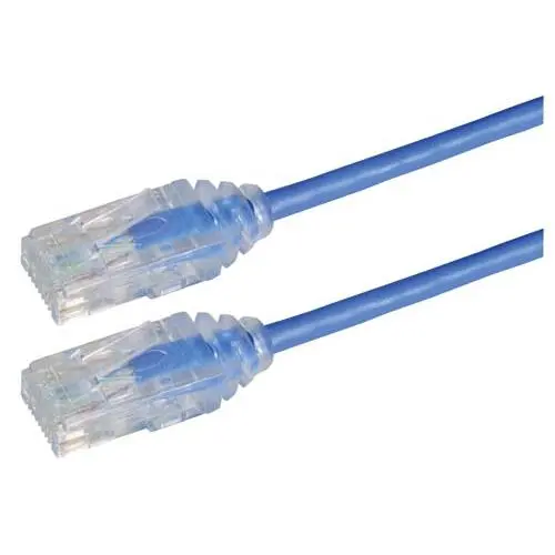 Produktfoto 1 von L-Com TRD Kat. 6 Cat.6 Netzwerkkabel, 1 ft, Blau Ungeschirmt Ungeschirmt, Polyvinylchlorid