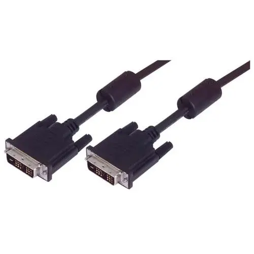 Produktfoto 1 von L-Com DVI-Kabel A DVI-D Single Link - Stecker B DVI-D - Stecker, 10 ft Raucharm halogenfrei Schwarz
