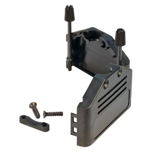 Produktfoto 1 von L-Com SD121 Haube für Sub-D Steckverbinder, 25 Kontakte, Stecker/Buchse, Silber