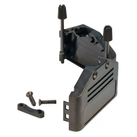 Produktfoto 1 von L-Com SD121 Haube für Sub-D Steckverbinder, 25 Kontakte, Stecker/Buchse, Silber