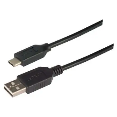 Produktfoto 1 von L-Com Stecker CAU2CA USB-Kabel, USB Typ A Stecker / USB Typ C, 500 mm USB 2.0 Schwarz