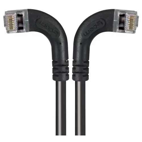 Produktfoto 1 von L-Com TRD Cat5e Cat.5e Netzwerkkabel, 3 ft, Schwarz, A Gerade Stecker, B RJ45 Stecker, Polyvinylchlorid Abgeschirmt
