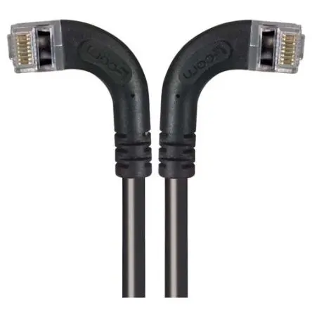 Produktfoto 1 von L-Com TRD Cat5e Cat.5e Netzwerkkabel, 3 ft, Schwarz, A Gerade Stecker, B RJ45 Stecker, Polyvinylchlorid Abgeschirmt