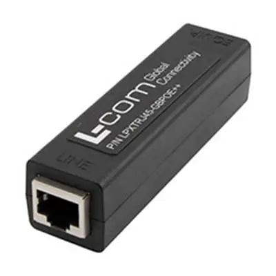 Produktfoto 1 von L-Com LPXTRJ45 Überspannungsschutzeinheit Gasentladungsröhre 100 A 60V, DIN-Hutschiene, -40 °C→75 °C