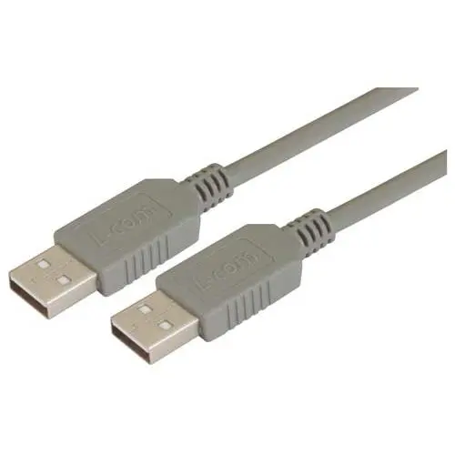 Produktfoto 1 von L-Com USB-Kabel, USB / USBA, 800mm USB 2.0