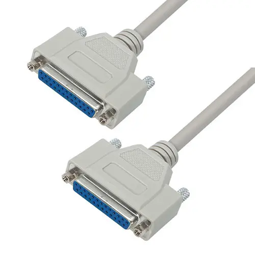 Produktfoto 1 von L-Com Kabel assembliert / D-Sub, 25-polig Buchse / D-Sub, 25-polig Stecker Polyvinylchlorid, Hellgrau, RoHS