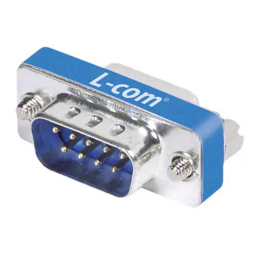 Produktfoto 1 von L-Com Sub-D Adapter 9-Wege D-Sub Stecker Stecker D-Sub 9-polig Stecker Stecker
