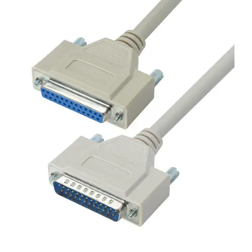 Produktfoto 1 von L-Com Kabel assembliert / D-SUB Stecker / D-SUB Buchse Polyvinylchlorid, Hellgrau, CE2011/65/EU, RoHS