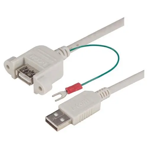 Produktfoto 1 von L-Com USB-Kabel, USB / USBA, 500mm