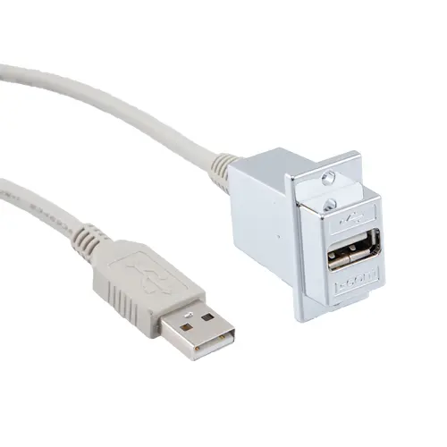 Produktfoto 1 von L-Com USB-Kabel, USBA / USBA, 12Zoll USB 2.0