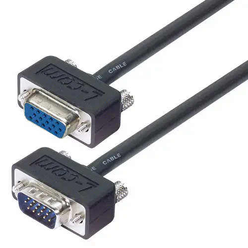 Produktfoto 1 von L-Com CTL3VGAMF-T VGA-Kabel A VGA / Stecker B VGA / Buchse, 5 ft Polyvinylchlorid Schwarz