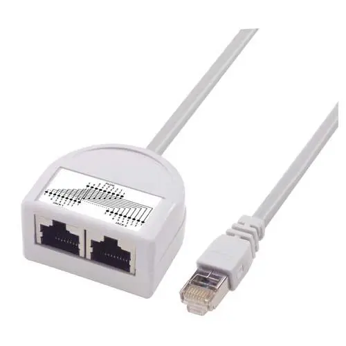 Produktfoto 1 von L-Com RJ45 Ethernet-Kabel, 304.8 in, Grau Geschirmt, Raucharm halogenfrei