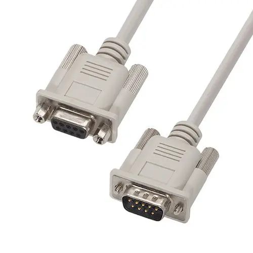 Produktfoto 1 von L-Com DB9 Kabel assembliert / D-SUB Stecker / D-SUB Buchse, 6 ft Polyvinylchlorid, Hellgrau, RoHS