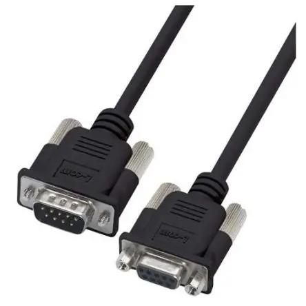 Produktfoto 1 von L-Com CS2NB9MF Kabel assembliert / D-Sub, 9-polig Buchse / D-Sub 9-polig Stecker, 5 ft Polyvinylchlorid, Schwarz, RoHS