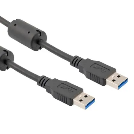 Produktfoto 1 von L-Com Stecker U3A00084 USB-Kabel, USB Stecker / USB Typ A, 1 m USB 3.0 Schwarz