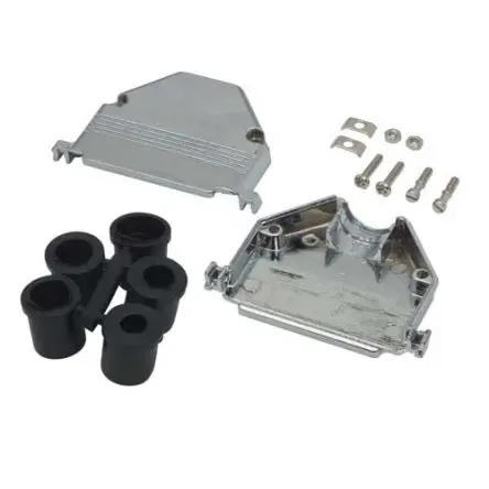 Produktfoto 1 von L-Com SD-C Haube für Sub-D Steckverbinder, 62 Kontakte, Stecker/Buchse, Schwarz