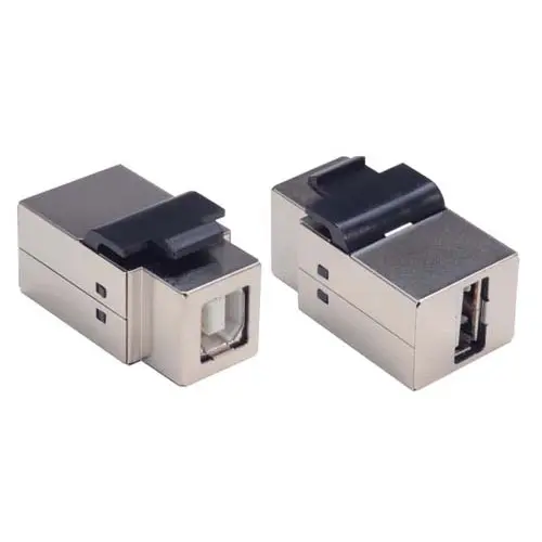 Produktfoto 1 von L-Com, Gerade UADKEY-BA USB-Steckverbinder Stecker USB-Typ B 1, Panel USB 2.0