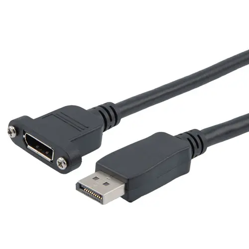Produktfoto 1 von L-Com DisplayPort-Kabel A Stecker B DisplayPort - Buchse, 500 mm Polyvinylchlorid
