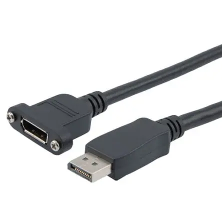 Produktfoto 1 von L-Com DisplayPort-Kabel A Stecker B DisplayPort - Buchse, 500 mm Polyvinylchlorid