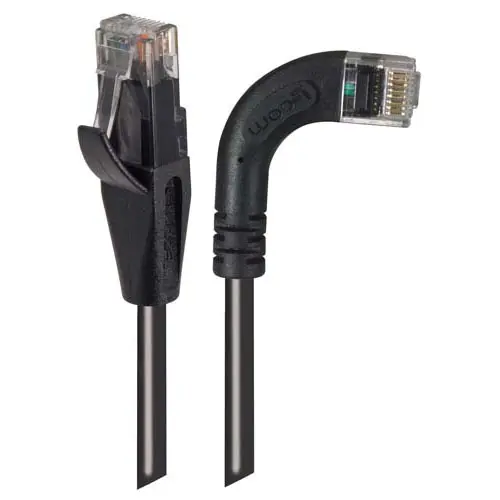 Produktfoto 1 von L-Com TRD Cat5e Cat.5e Netzwerkkabel, 1 ft, Schwarz, A Rechtwinklig Stecker, B RJ45 Stecker, Polyvinylchlorid