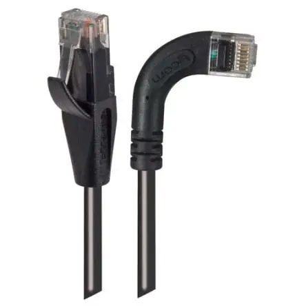 Produktfoto 1 von L-Com TRD Cat5e Cat.5e Netzwerkkabel, 1 ft, Schwarz, A Rechtwinklig Stecker, B RJ45 Stecker, Polyvinylchlorid