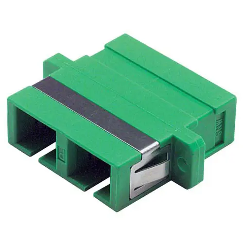 Produktfoto 1 von L-Com FOA LWL-Steckverbinder, SC, Duplex, APC, Grün