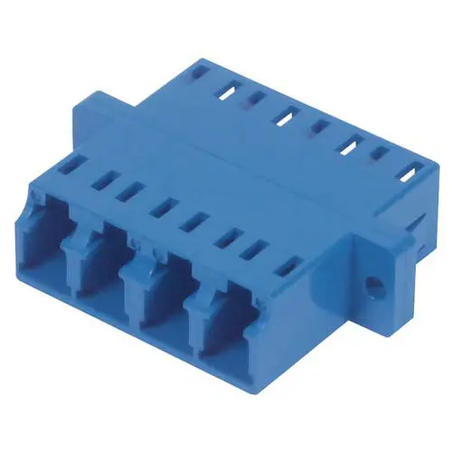 Produktfoto 1 von L-Com FOA LWL-Steckverbinder, LC, Duplex, LC, Blau