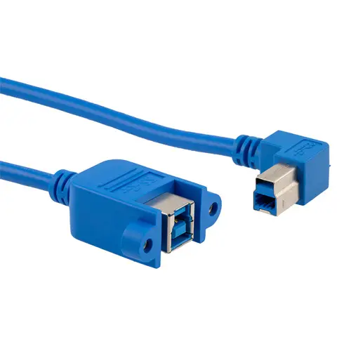 Produktfoto 1 von L-Com USB-Kabel, USB / USB B, 500mm USB 3.0