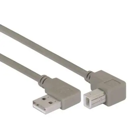 Produktfoto 1 von L-Com Stecker CA90RA-UB USB-Kabel, USB Stecker / USB, 500 mm USB 2.0 Grau