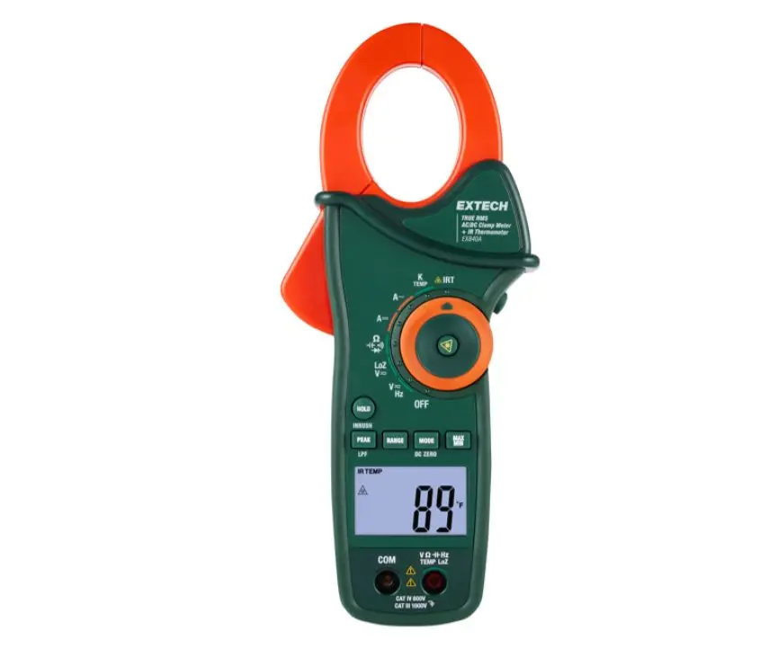 Produktfoto 1 von Extech EX820A Stromzange Effektivwert 1000 A ac Dauer 1000 V ac, 1000 V dc / 1000 A dc, 60 mΩ