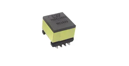 Produktfoto 1 von Wurth Elektronik Printtrafo, Trafo 400 V 19.59 mm x 19.59 mm x 10.16 mm 4 g Oberfläche