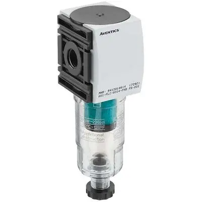 EMERSON – AVENTICS AS1 Filter, Halbautomatik, 350l/min max., Anschluss 1/4 in G, 12 bar max.