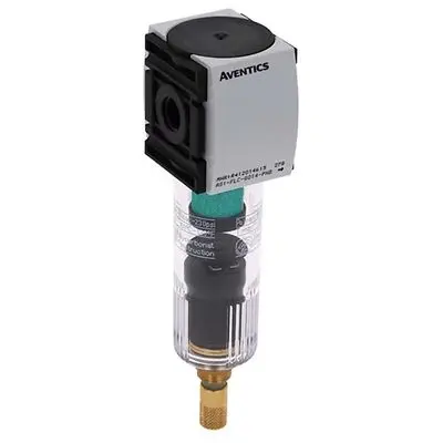 EMERSON – AVENTICS AS1 null Filter, Automatisch, 350 L/min max., Anschluss 1/4 in G, 12 bar max.