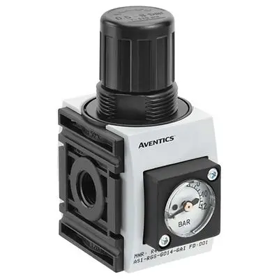 EMERSON – AVENTICS AS1-RGS-G014-GAI-100-DS Regler 1/4 in G 10 bar 1000 L/min NPT, G, RC