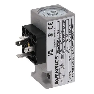 Produktfoto 1 von EMERSON – AVENTICS Drucksensor, 0.2 bar bis 16 bar 125V dc, IP65 80 °C
