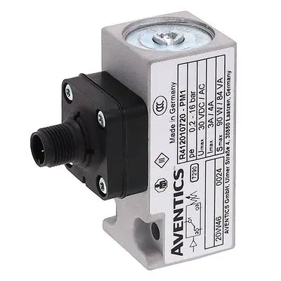 Produktfoto 1 von EMERSON – AVENTICS Drucksensor, 0.2 bar bis 16 bar 125V dc, IP65 80 °C