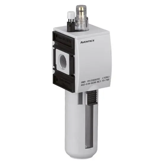 Produktfoto 1 von EMERSON – AVENTICS Pneumatik-Öler Serie AS3-LBS, Anschluss 1/2 in G, 16 bar, 50 °C, -10 °C