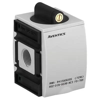 Produktfoto 1 von EMERSON – AVENTICS AS2 Pneumatik­Weichstartventil 1/4 in G, 16 bar, 2000 l/min 0.375 in