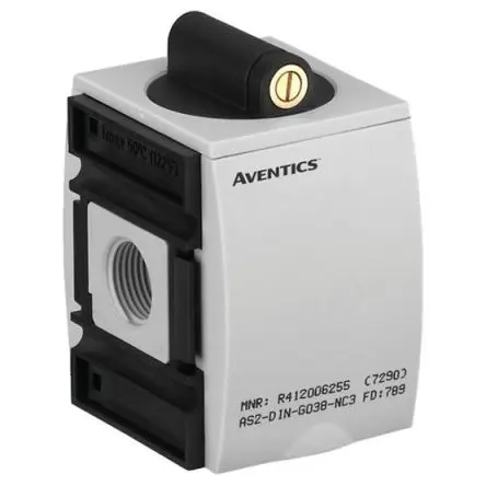 Produktfoto 1 von EMERSON – AVENTICS AS2 Pneumatik­Weichstartventil 1/4 in G, 16 bar, 2000 l/min 0.25 in