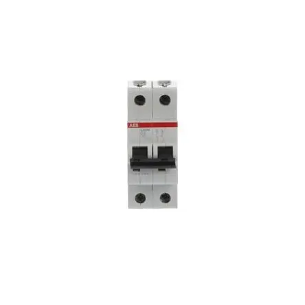 Produktfoto 1 von ABB S200M Miniaturüberlastschalter Typ D, Pol 2-polig 3A 400V ac, Abschaltvermögen 15 kA System Pro M Compact 125 V dc