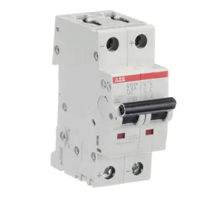 Produktfoto 1 von ABB S200 M UC Miniaturüberlastschalter Typ Z, Pol 2-polig 4A 400V ac, Abschaltvermögen 10 kA System Pro M Compact 440 V