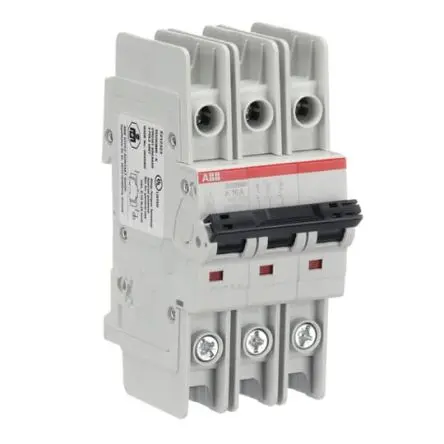 Produktfoto 1 von ABB SU200 MR Schutzschalter Typ K, Pol 3-polig 16A 400V ac, Abschaltvermögen 15 kA System Pro M Compact 125 V dc