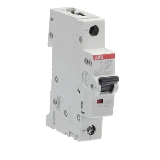 Produktfoto 1 von ABB S200 M UC Miniaturüberlastschalter Typ Z, Pol 1-polig 2 A 230 V ac, Abschaltvermögen 10 kA System Pro M Compact 220