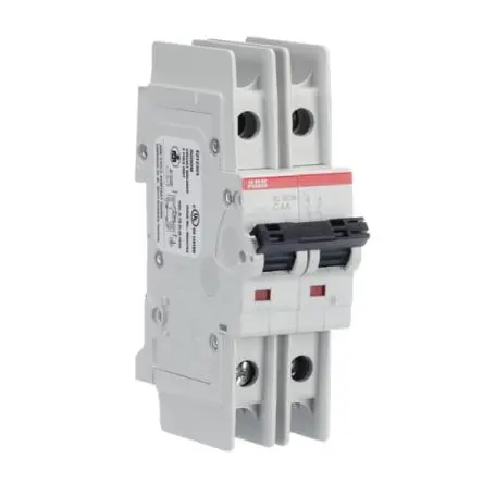 Produktfoto 1 von ABB SU200 M Miniaturüberlastschalter Typ C, Pol 2-polig 4A 440V ac, Abschaltvermögen 15 kA 96 V dc