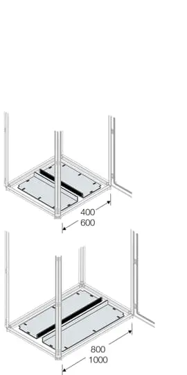 Produktfoto 1 von ABB Klemme, 950 x 190 x 15mm, für Hauptverteilerschränke