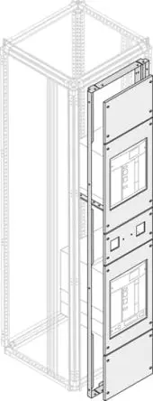 Produktfoto 1 von ABB Frontplatte Stahl CE, für Modulare Platinen - System Pro E Power PMRP 200 mm 400mm