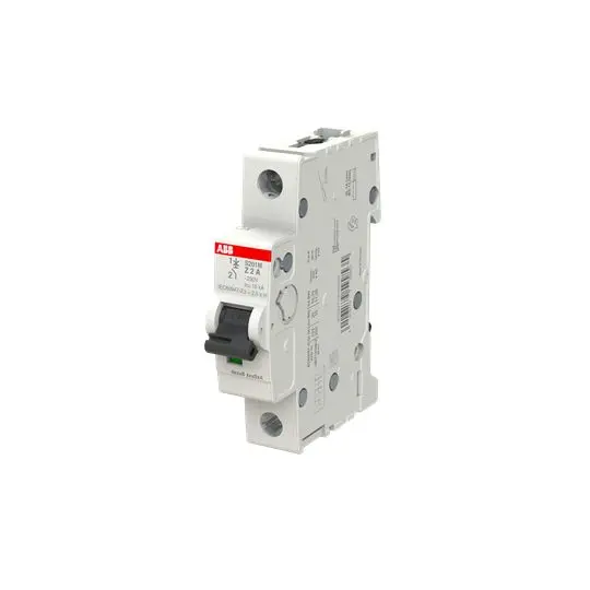 Produktfoto 1 von ABB S200M Miniaturüberlastschalter Typ Z, Pol 1-polig 2 A 400 V ac, Abschaltvermögen 15 kA System Pro M Compact 72 V dc