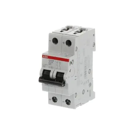 Produktfoto 1 von ABB S200 M UC Miniaturüberlastschalter Typ Z, Pol 2-polig 2A 400V ac, Abschaltvermögen 10 kA System Pro M Compact 440 V